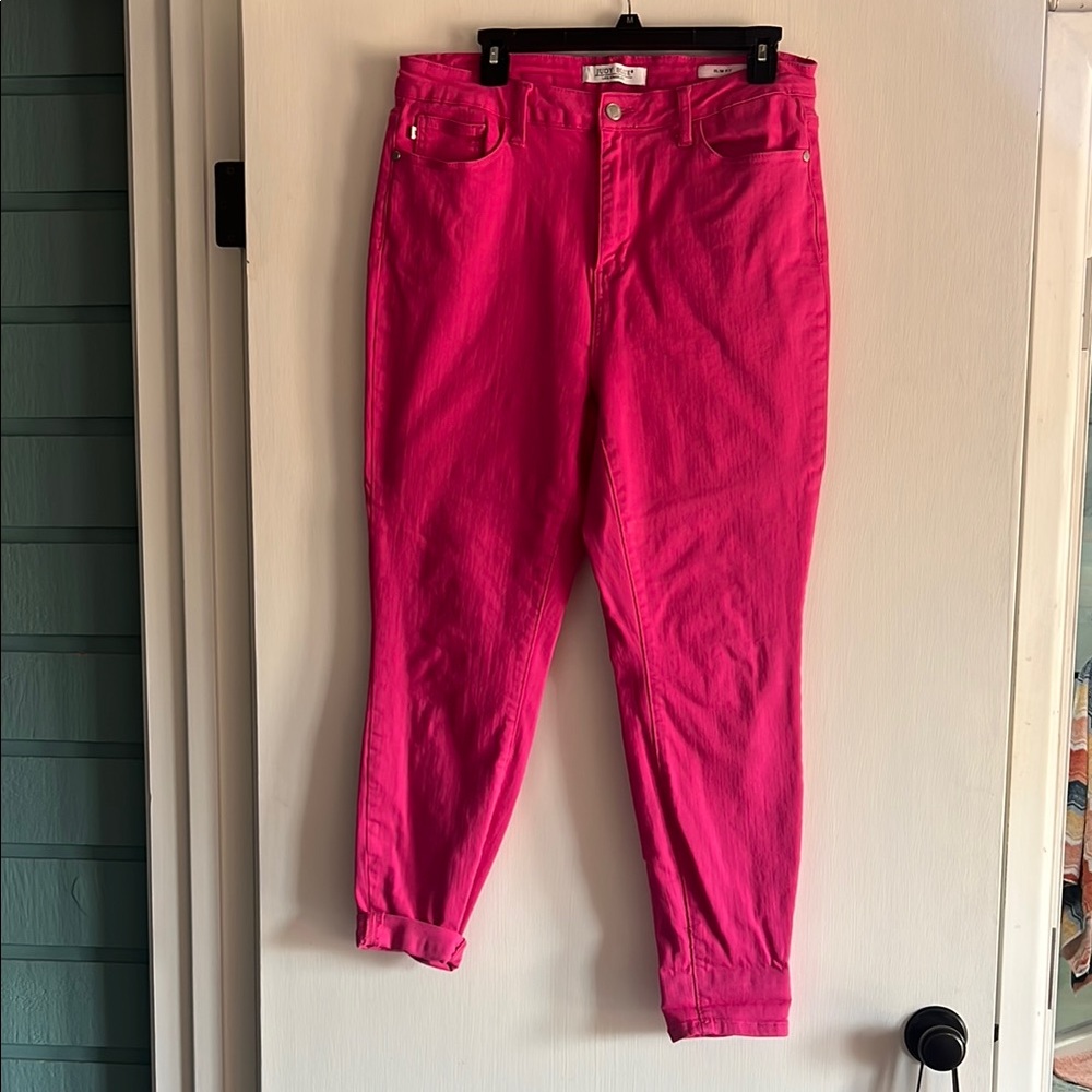 Vibrant Pink Judy Blue Jeans